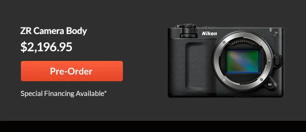 NKZR Nikon ZR Camera Body  |   Pre-Order