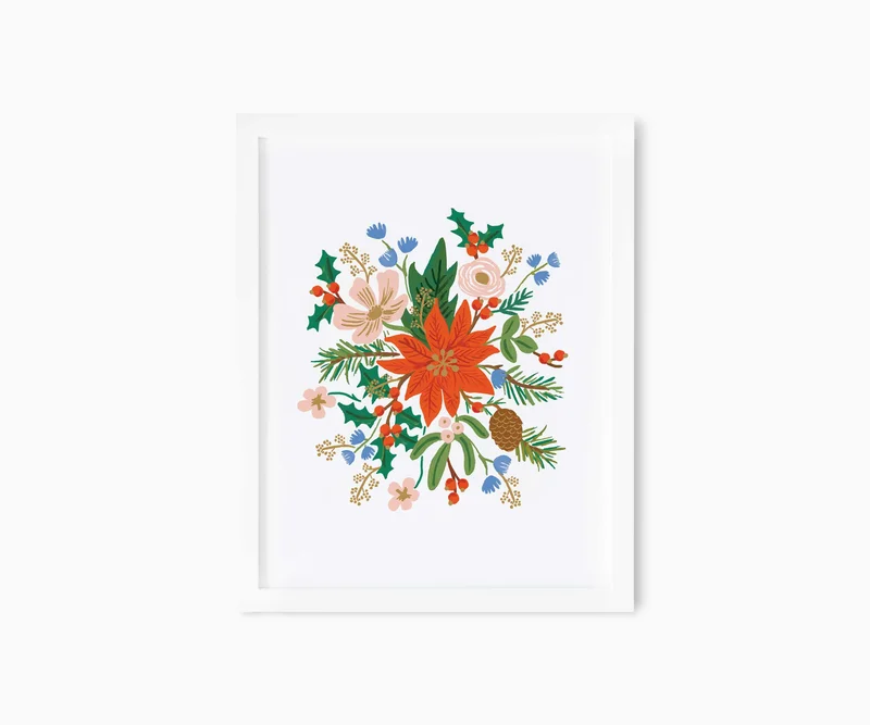 Image of Holiday Bouquet Art Print