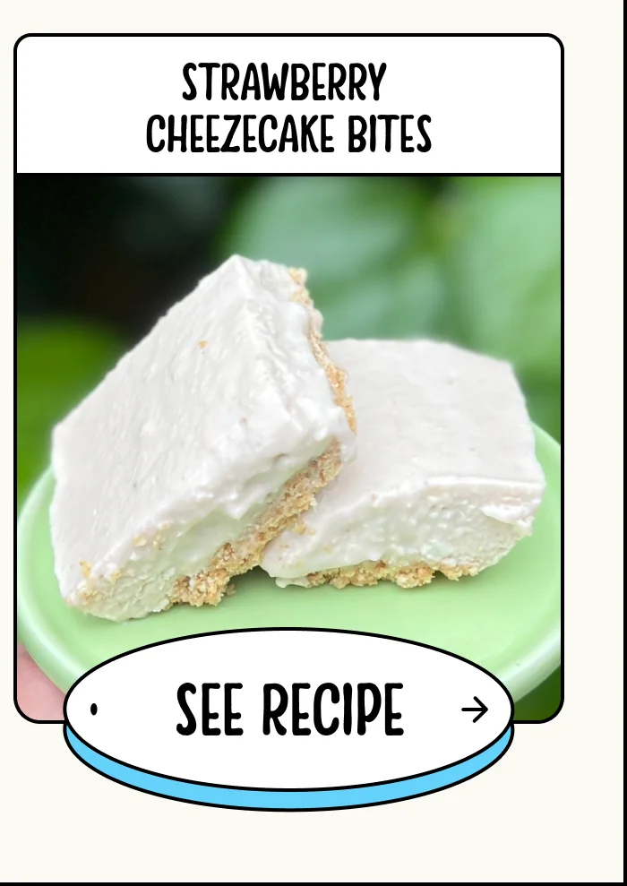 STRAWBERRY  CHEEZECAKE BITES