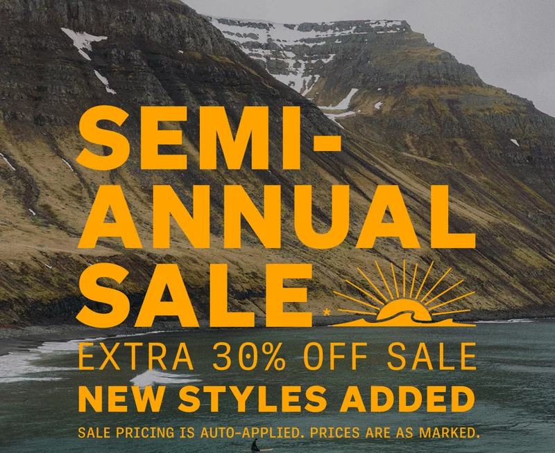 Semi-Annual Sale Extra 30% Off