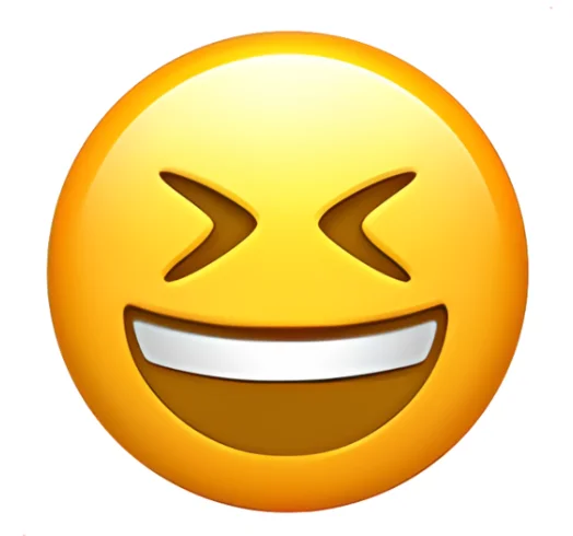 open mouth and eyes closed emoji