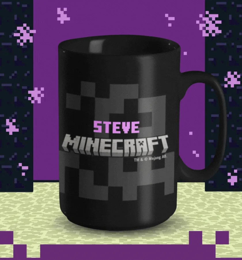 Personalized Minecraft mug