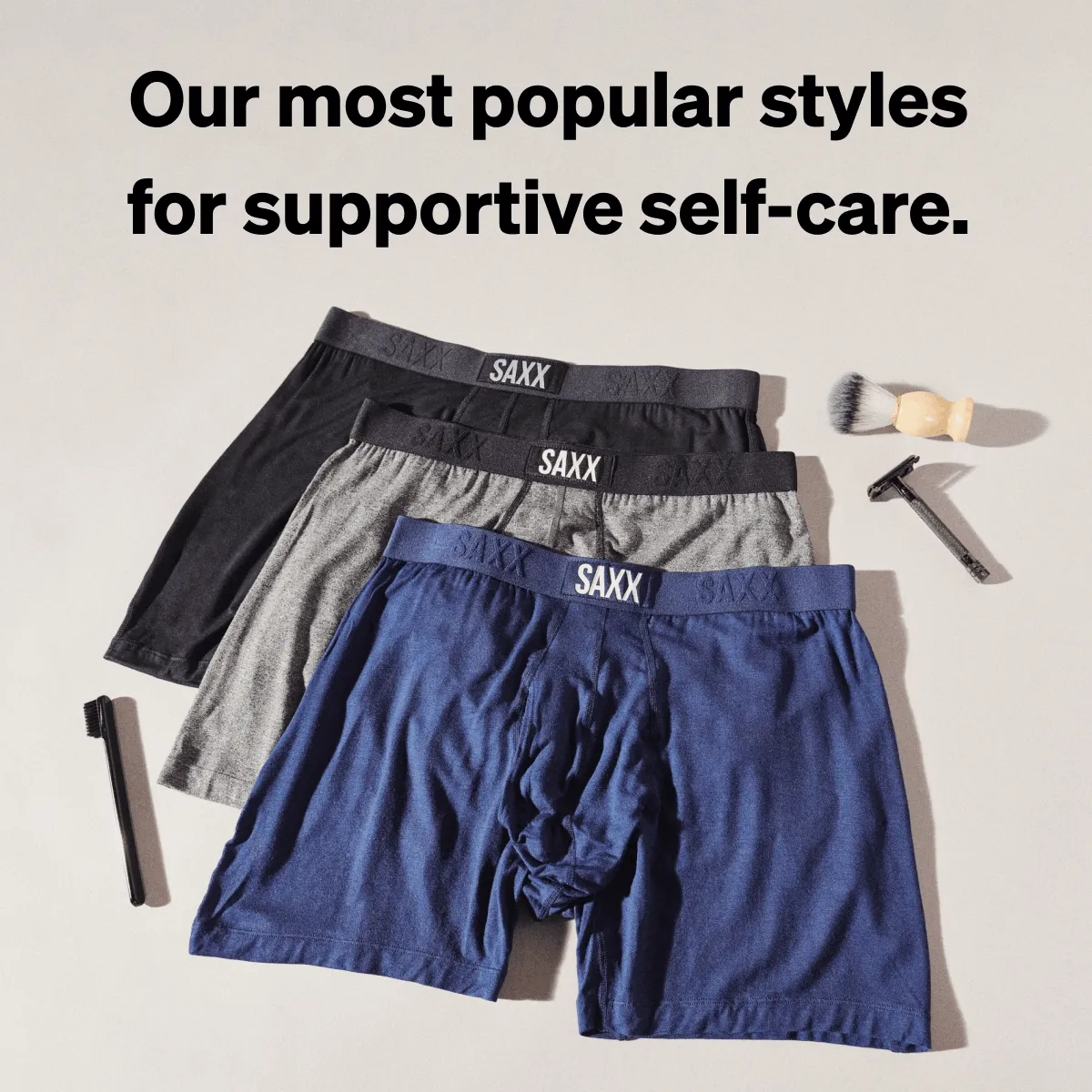 Our most popular styles for supportive self-care.