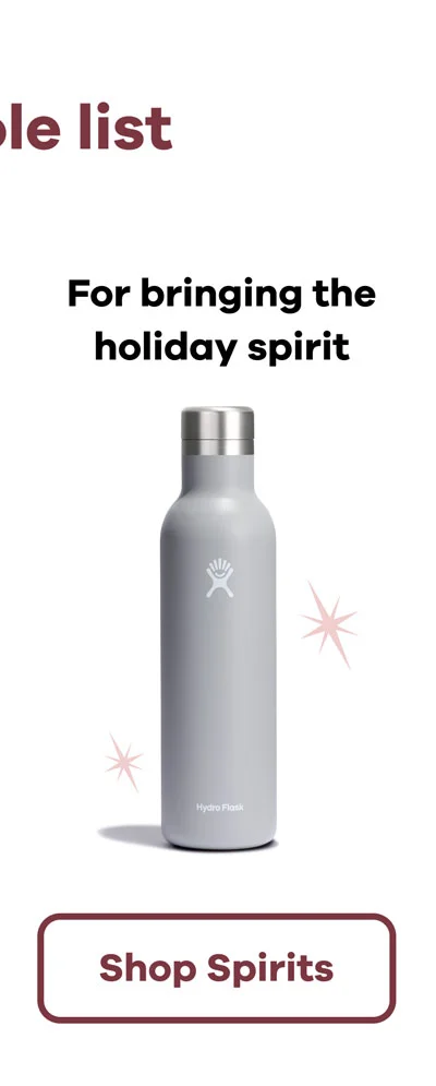 For bringing the holiday spirit | Shop Spirits