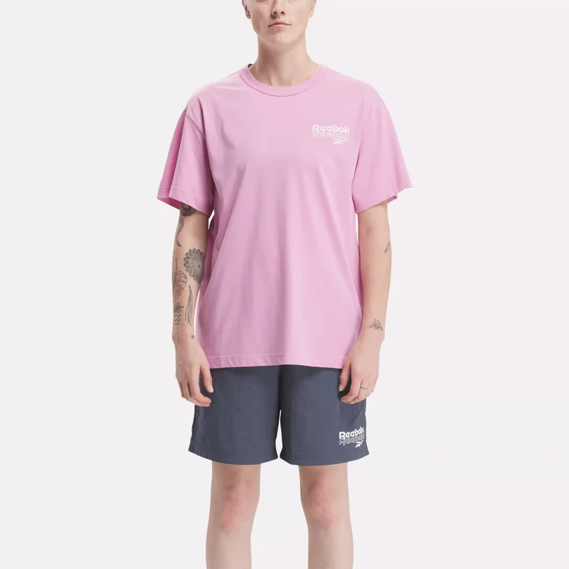 Image of Men's Reebok Identity Brand Proud Graphic Short Sleeve T-Shirt