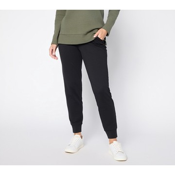 Denim & Co. Petite EasyWear French Terry Ankle Jogger