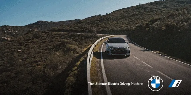The BMW i5. 100% electric. The Ultimate Electric Driving Machine. The Ultimate Driving Machine®. BMW.