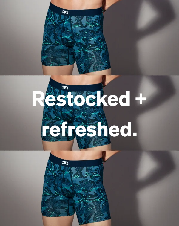 Restocked + refreshed.