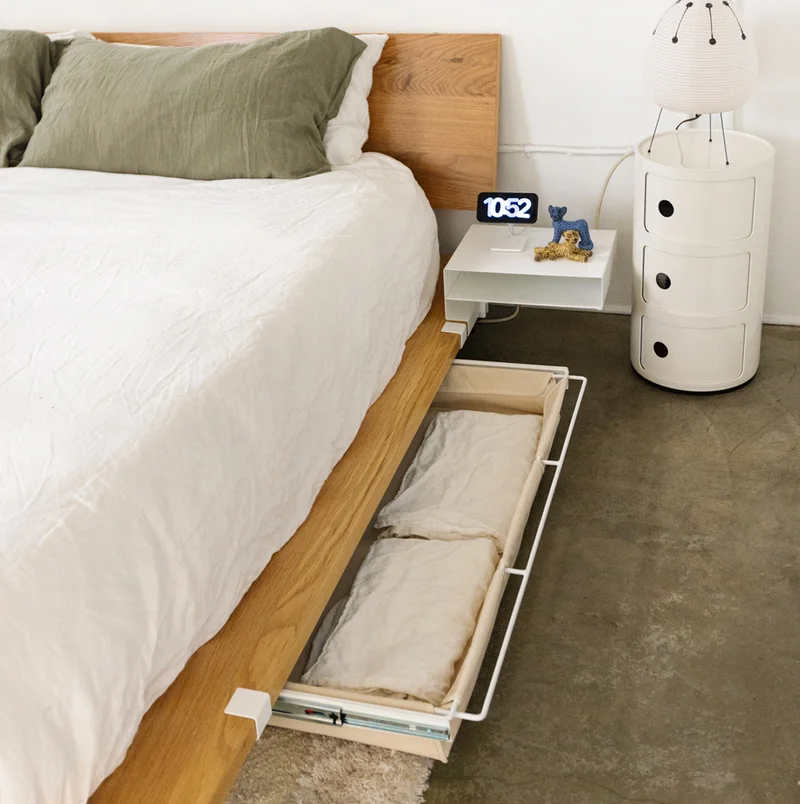 Pictured: Underbed Storage in White, styled by Keith Tio (@keithtio).
