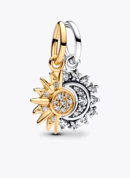 Splittable Sun & Moon Dangle Charm