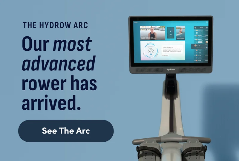 The Hydrow Arc. Our most advanced rower has arrived. See The Arc.