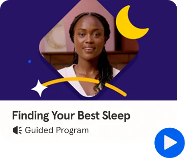 Expert-led programs before bed*