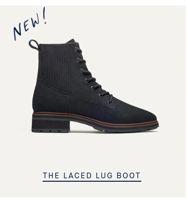 New! THE LACED LUG BOOT