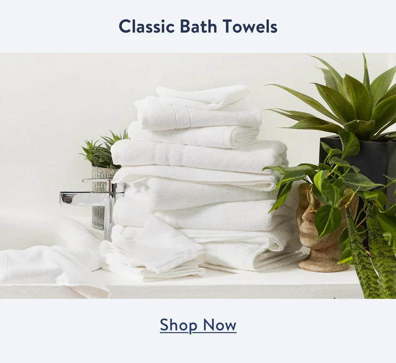 Classic bath towels