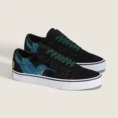 Old Skool Dia de los Muertos Shoe