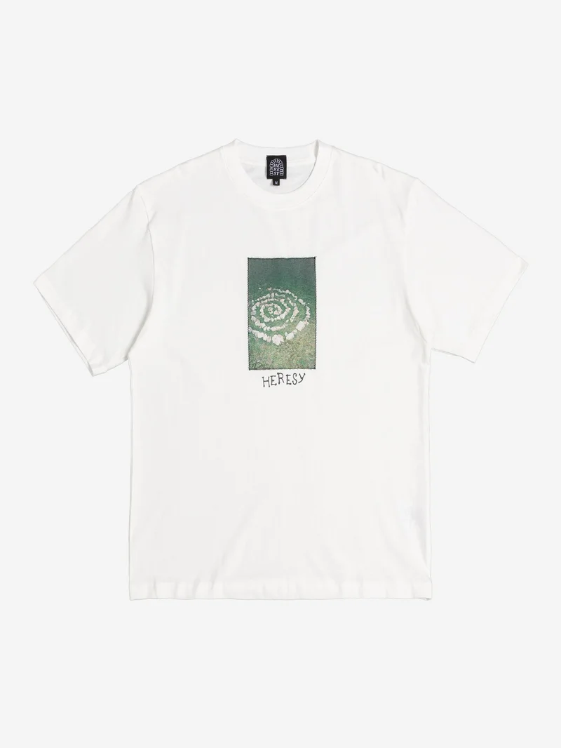 Image of Heresy Spiral T-Shirt - Ecru
