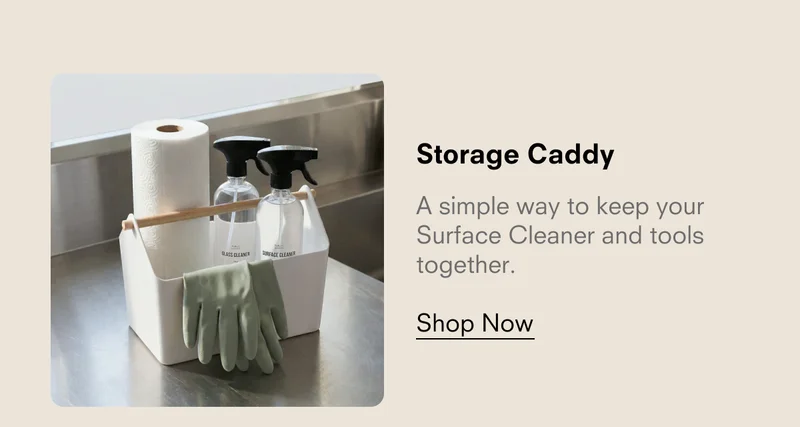 Storage Caddy: A simple way to keep you Surface Cleaner and tools together