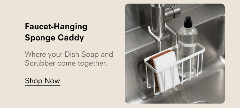 Faucet-Hanging Sponge Caddy