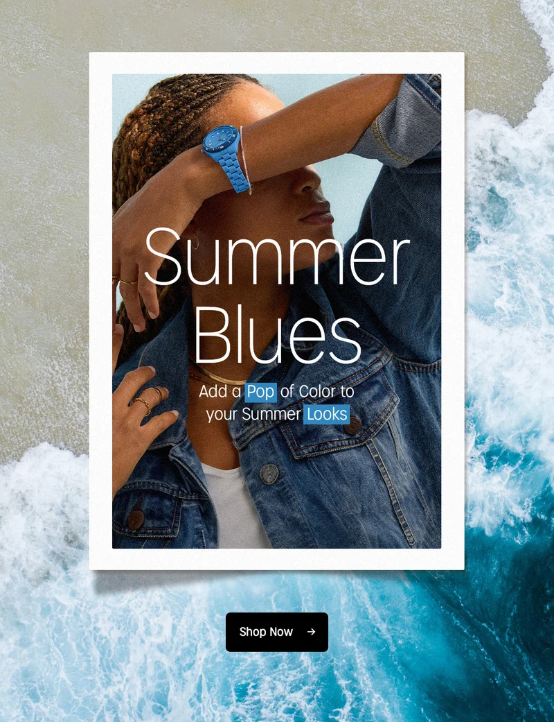 Summer Blues | Add a Pop of Color to your Summer Looks | Shop Now