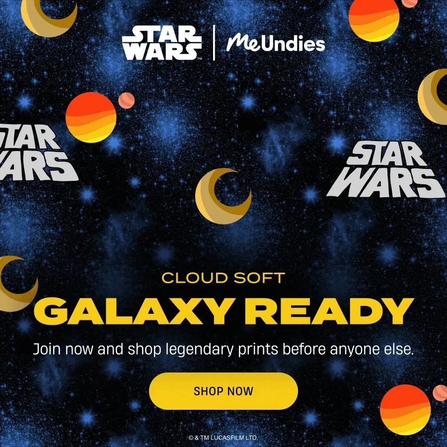 Star Wars | MeUndies | Cloud Soft Galaxy Ready | Shop Now