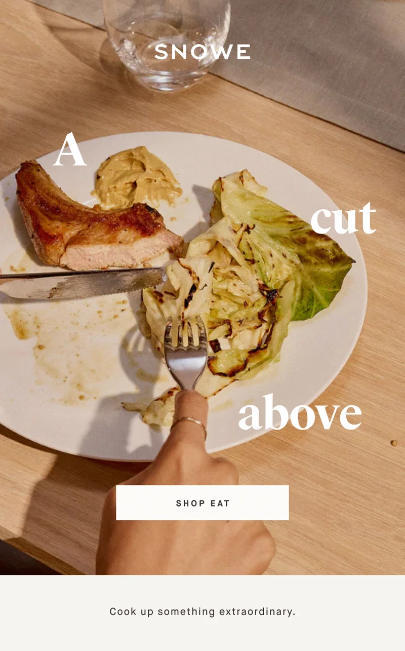 A cut above SHOP EAT