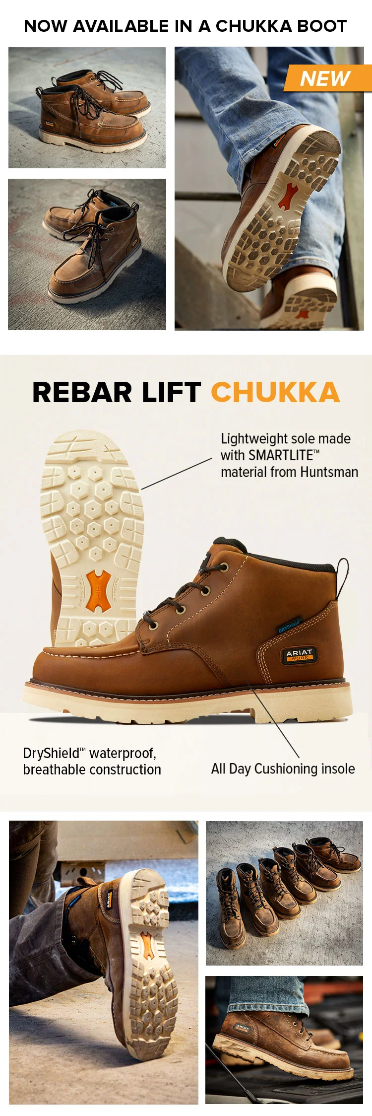 Now Available in a Chukka Boot