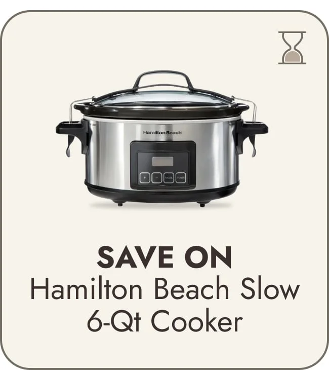 Hamilton Beach Programmable Stay or Go 6 Quart Slow Cooker