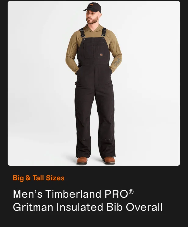 Men's Timberland PRO Gritman Insulated Bib Overall