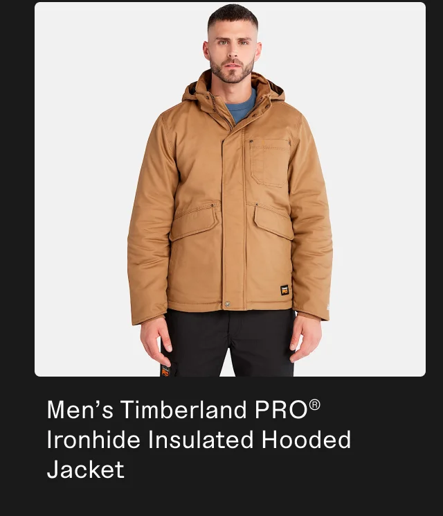Men's Timberland PRO Ironhide Insulated Hooded Jacket