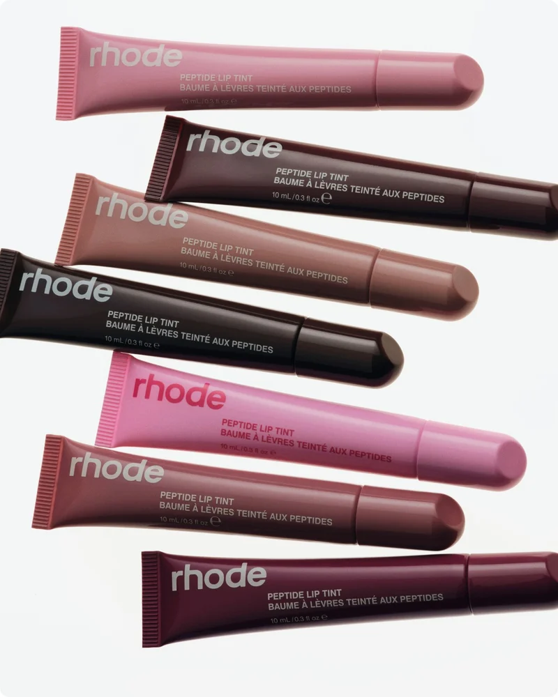 peptide lip tints ribbon, pbj, toast, espresso, jelly bean, toast, raspberry jelly