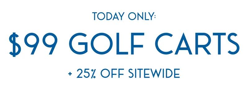 $99 GOLF CARTS