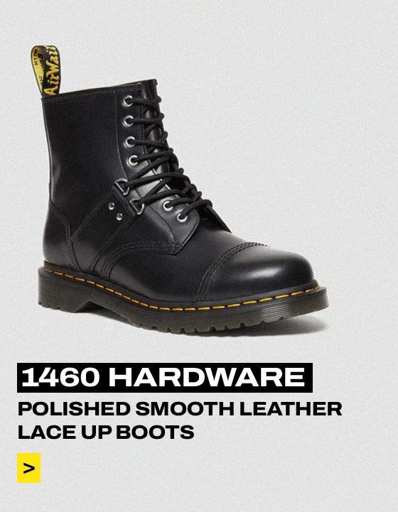 1460 Hardware Polished Smooth Leather Lace Up Boots