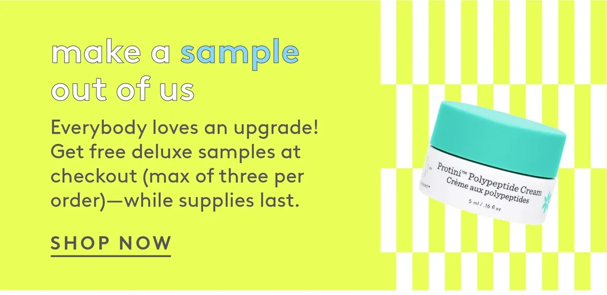 Free deluxe sample with every order