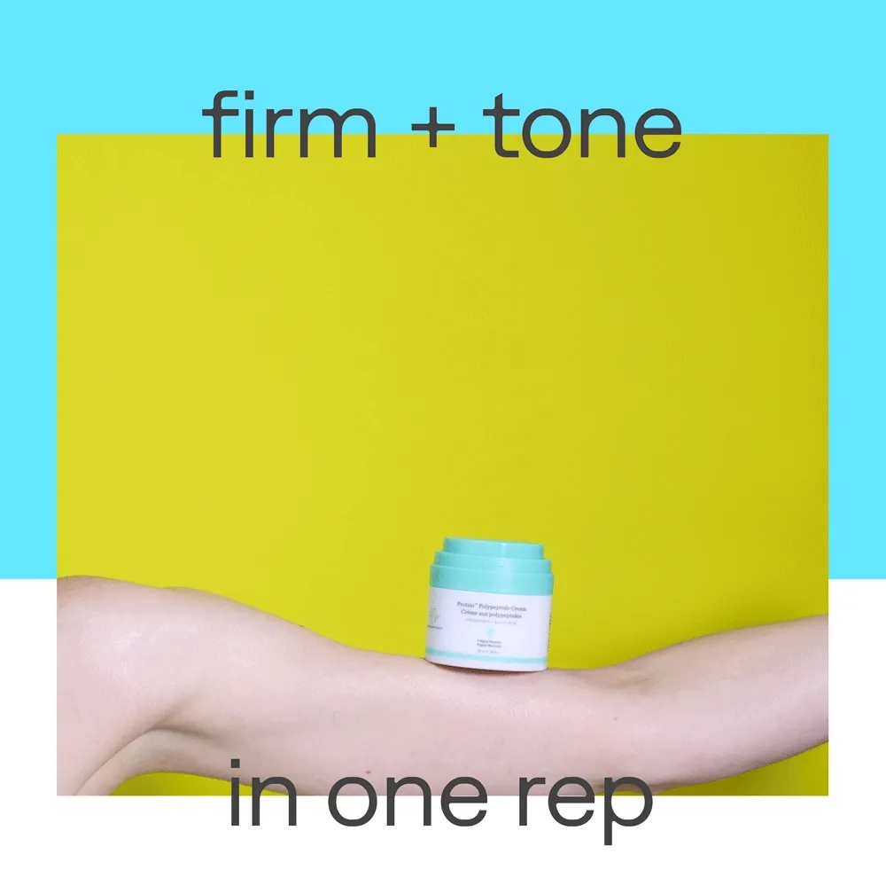 Firm and tone in one rep with Protini Cream