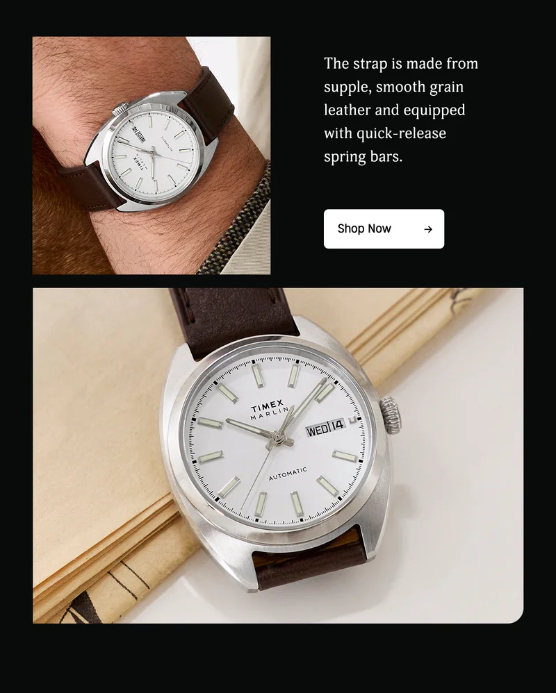 Shop Now (Marlin Draper Automatic) - Timex