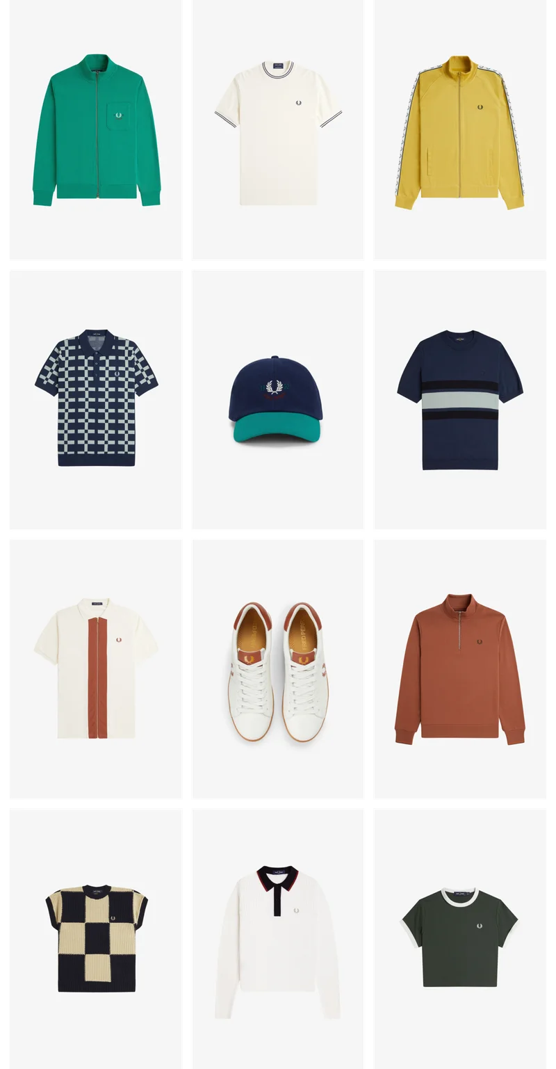 A selection of Fred Perry Sale items