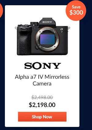 Sony Alpha a7 IV Mirrorless Camera