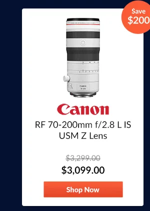 Canon RF 70-200mm f/2.8 L IS USM Z Lens