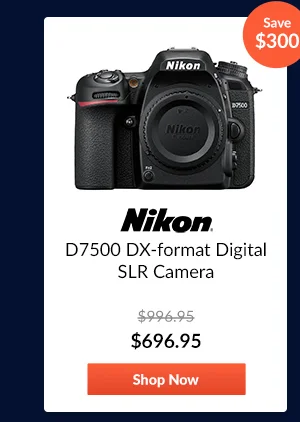 Nikon D7500 DX-format Digital SLR Camera
