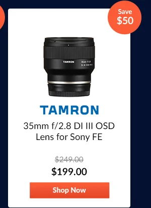 Tamron 35mm f/2.8 DI III OSD Lens for Sony FE