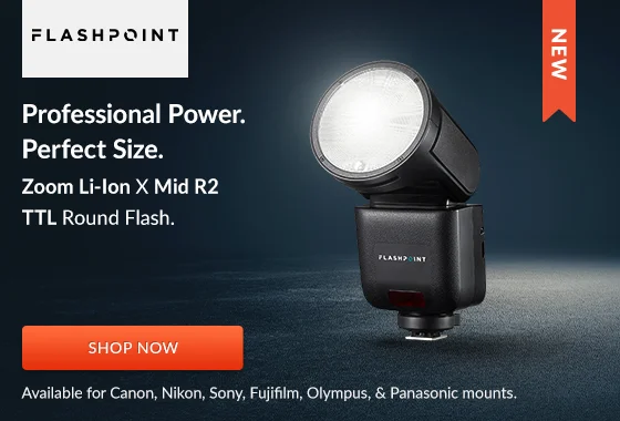 Flashpoint Zoom Li-Ion X Mid R2 TTL Round Flash | Shop Now