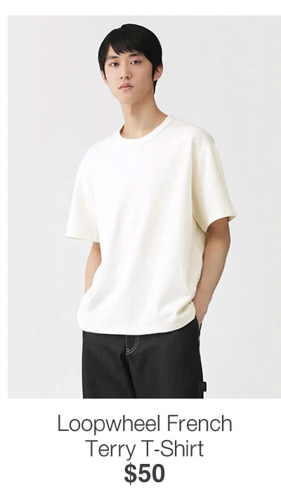 Shop Loopwheel French Terry T-Shirt