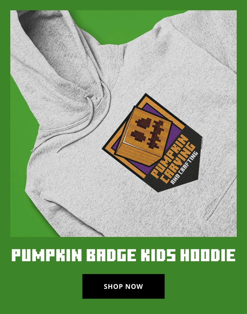 Pumpkin Badge Kids Hoodie