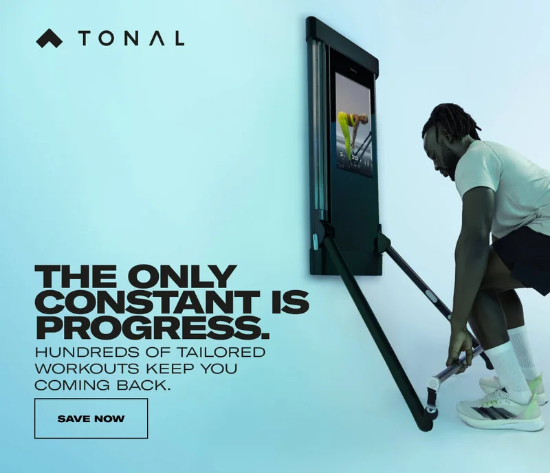 THE ONLY CONSTANT IS PROGRESS. HUNDREDS OF TAILORED WORKOUTS KEEP YOU COMING BACK. CTA: SAVE NOW