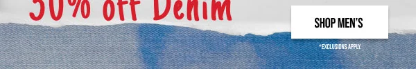30% off Denim Shop Men's