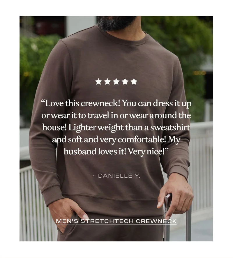 Shop Men's StretchTech Crewneck