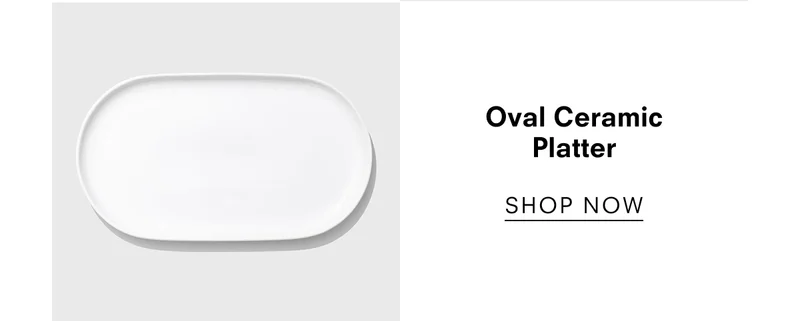 Oval Ceramic Platter