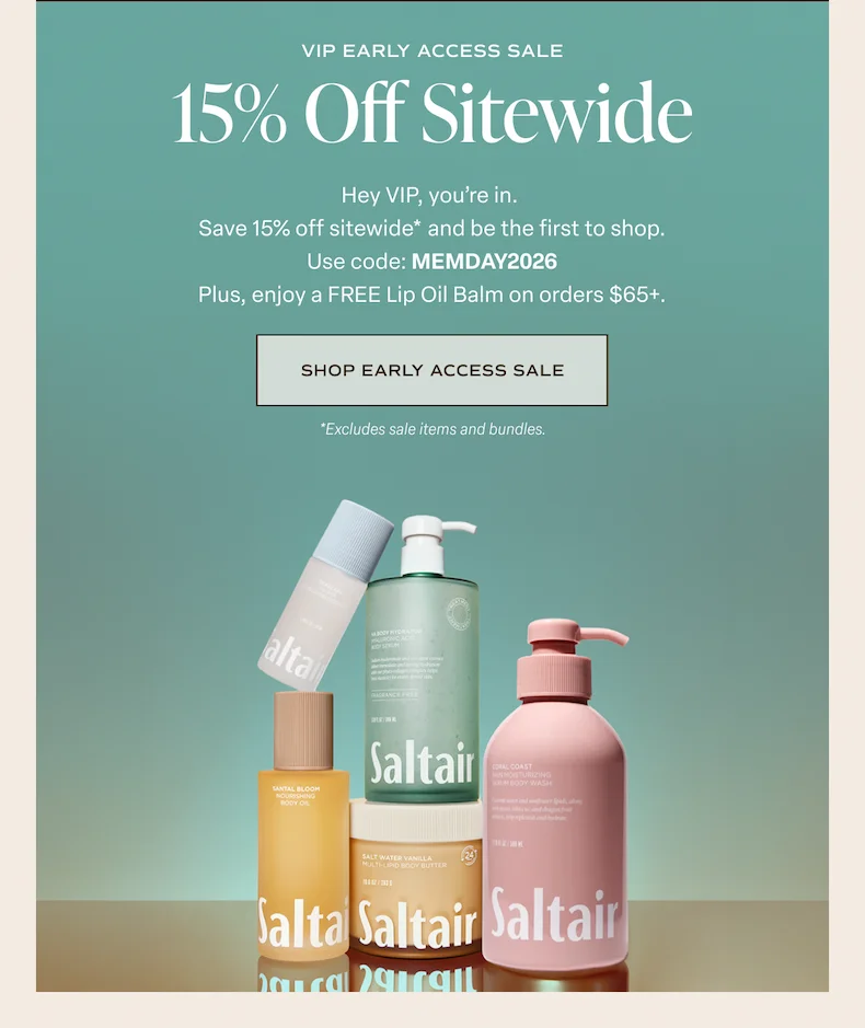 Memorial Day Sale 2026