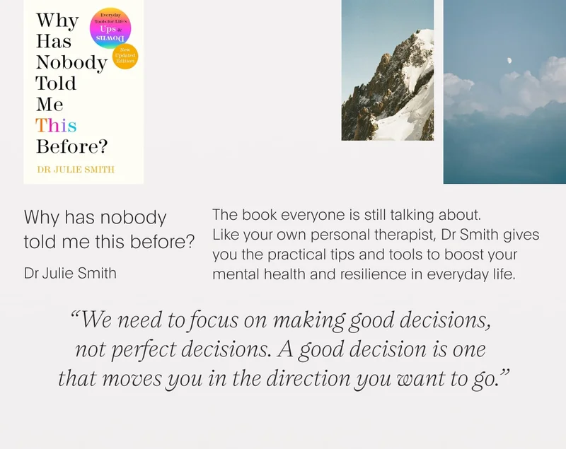 Why has nobody told me this before? Julie Smith