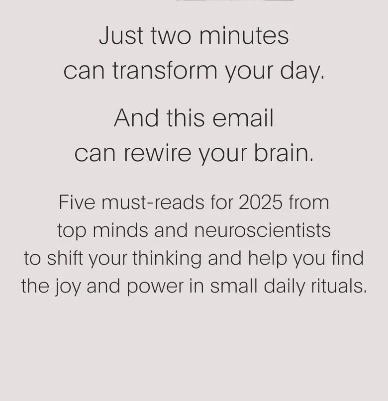 Just two minutes can transform your day